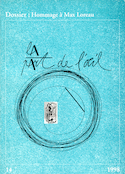Part de l'oeil n° 14 - hommage a max loreau (La)